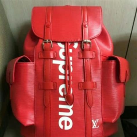 supreme louis vuitton backpack cheap